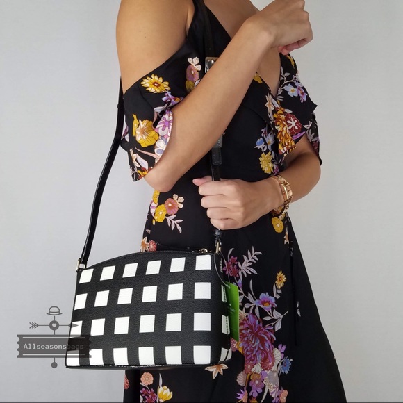 Kate spade Millie grove street pop check crossbody - Picture 4 of 8